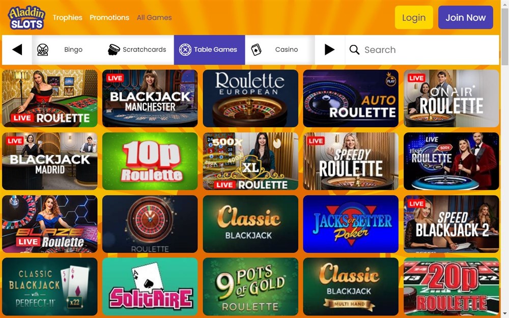 Aladdin Slots Casino Review