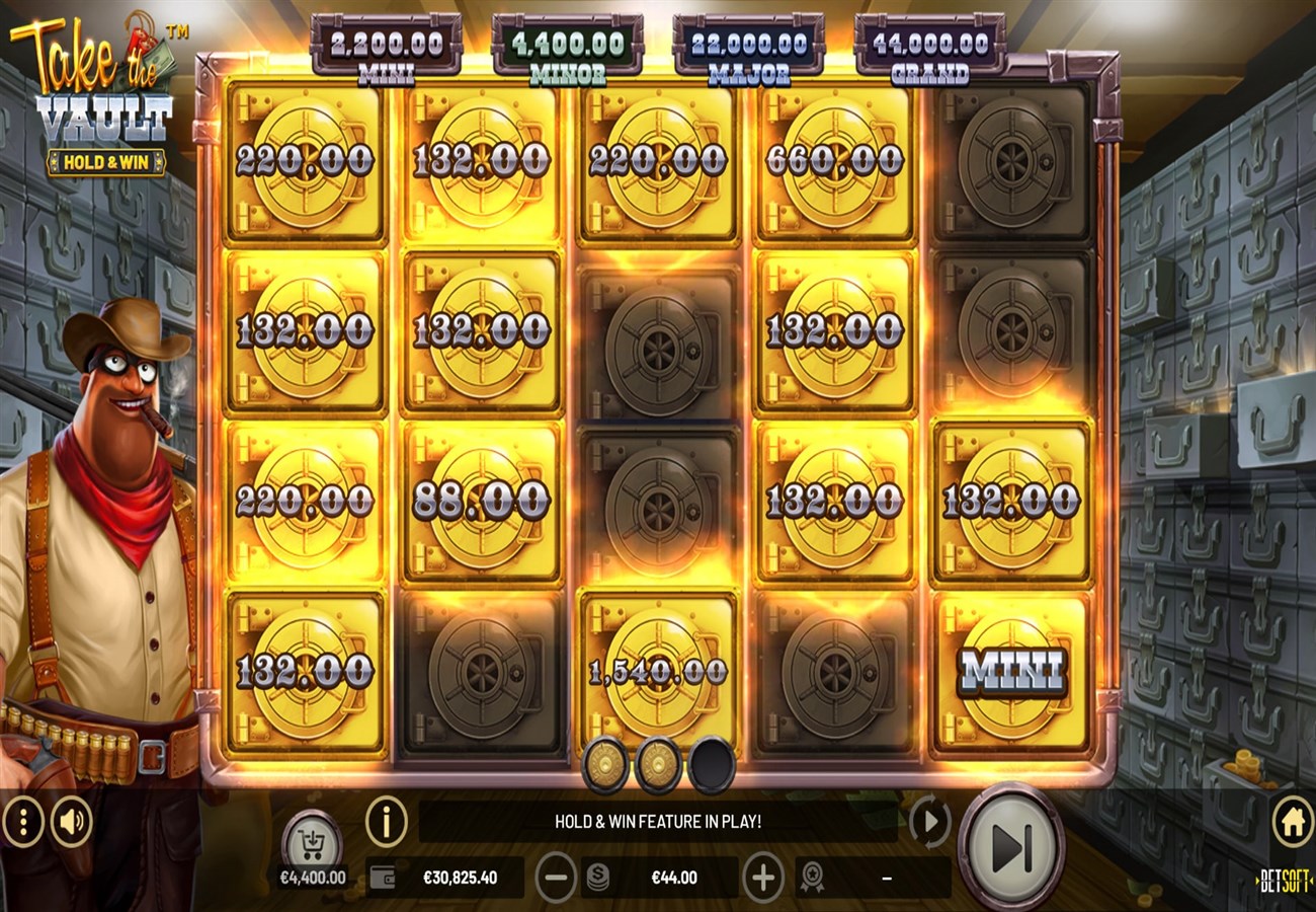 Take the Vault: Hold & Win. Betsoft Slot Review