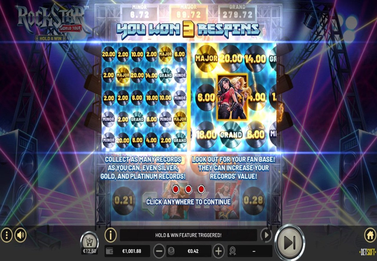 Rockstar World Tour – HOLD & WIN Multiplr bonus