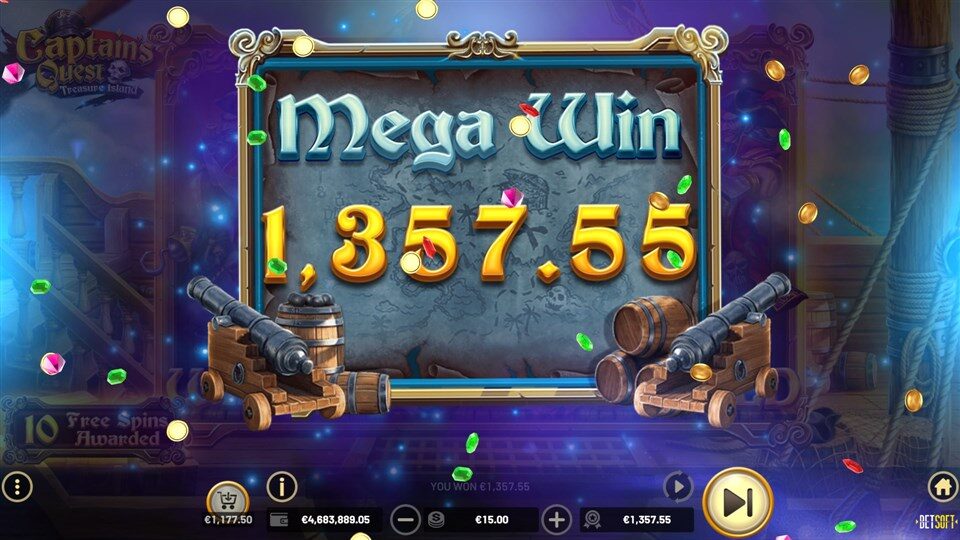 Captain's Quest Treasure Island Slot 