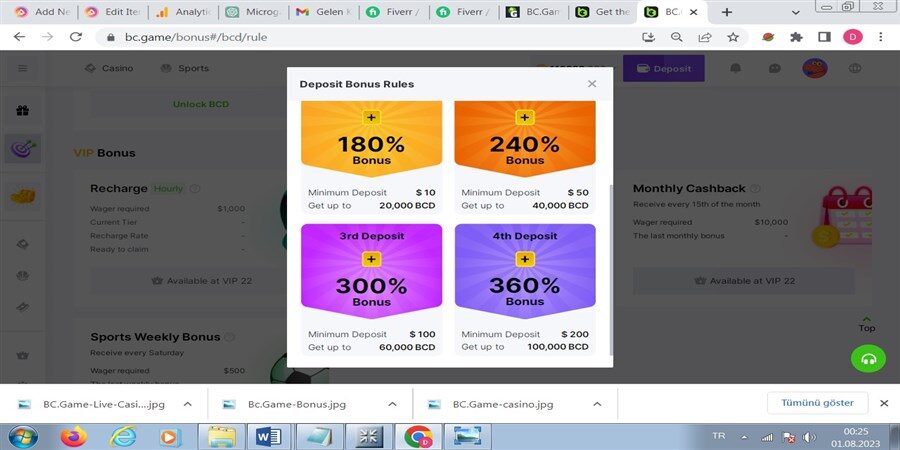 BC.Game Casino Bonus