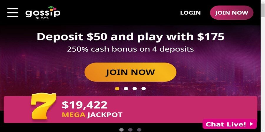 Gossip Slots Casino Review
