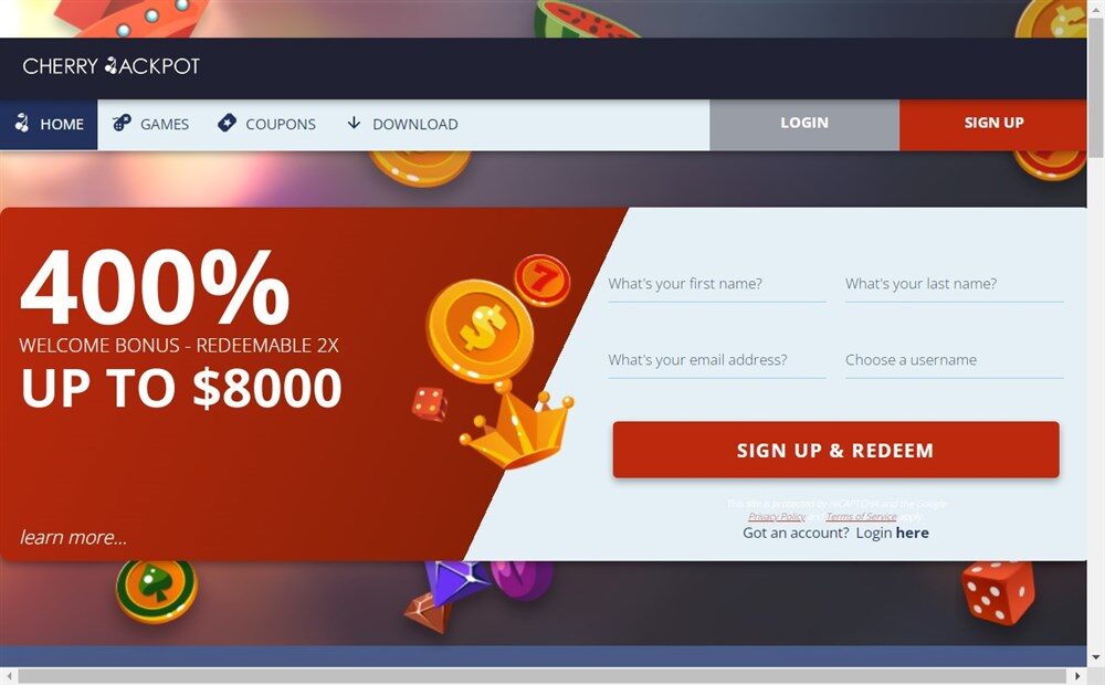 Cherry Jackpot Casino Review