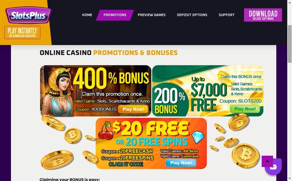 Slots Plus Casino Review