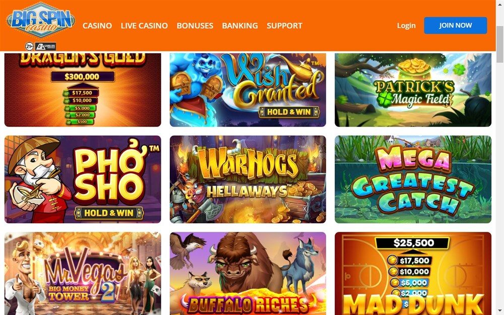 Big Spin Casino Review
