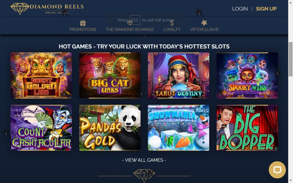 Diamond Reels Casino Review