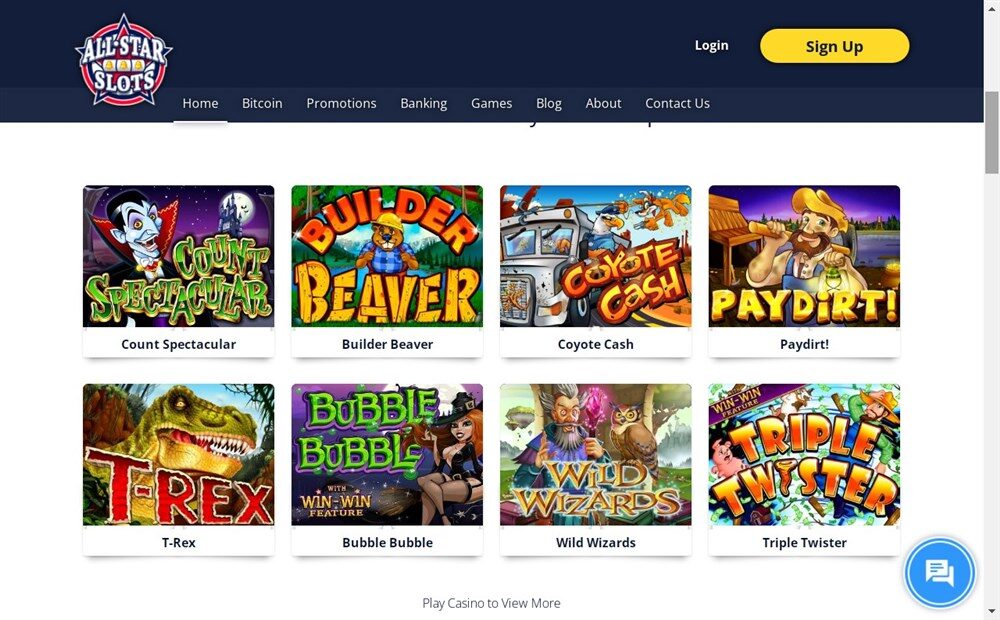 All Star Slots Casino Games
