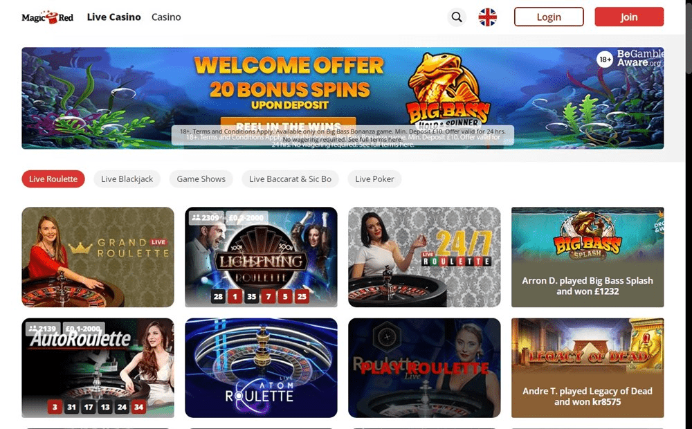 Magic Red Casino Review