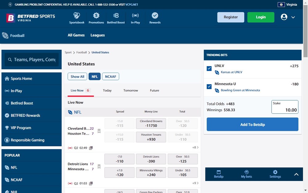 Betfred Sportsbook