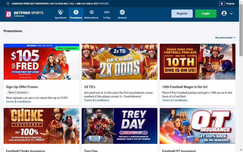 Betfred Sportsbook Promotions