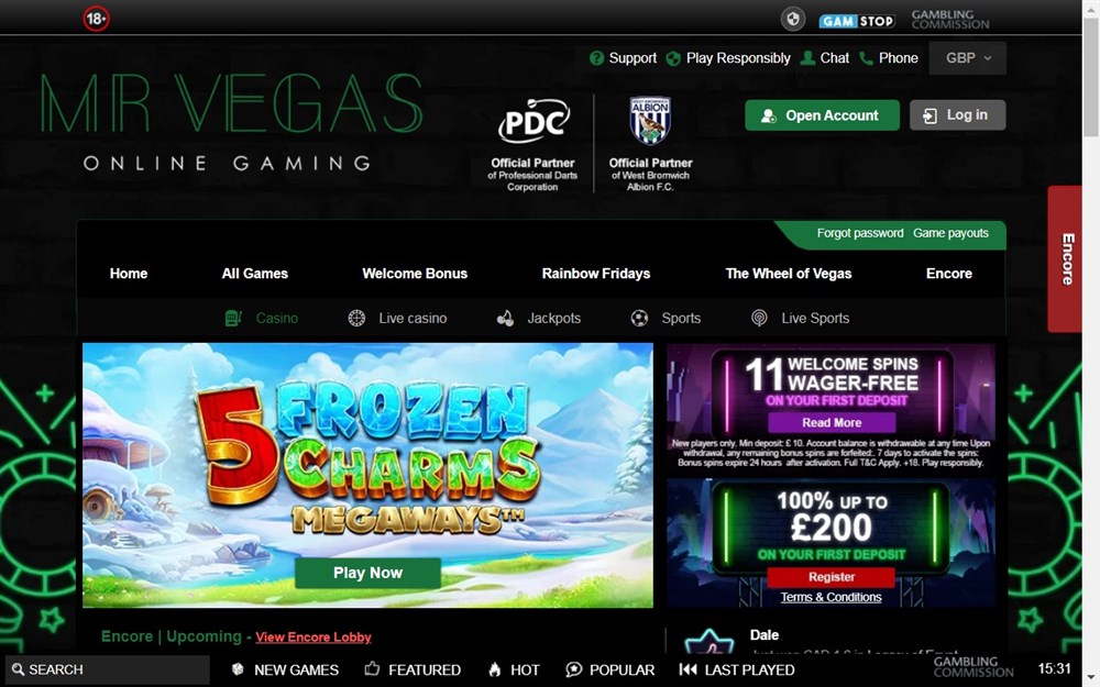 Mr Vegas Casino Review