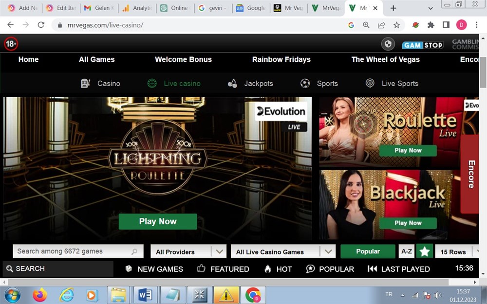 Mr Vegas Casino Review