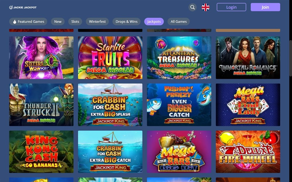 Jackie Jackpot Casino Games