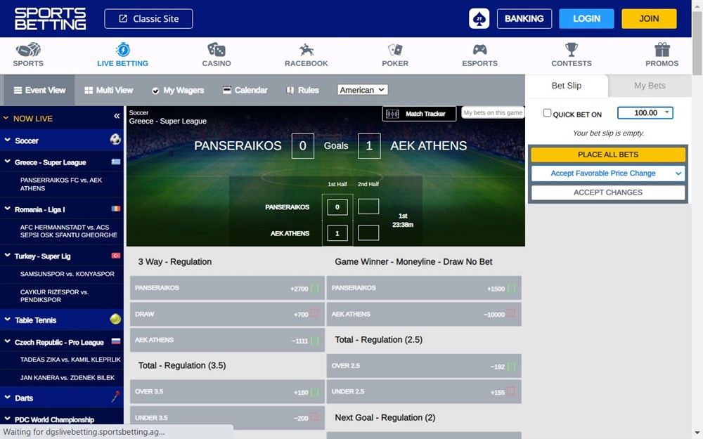 SportsBetting.ag Casino Review