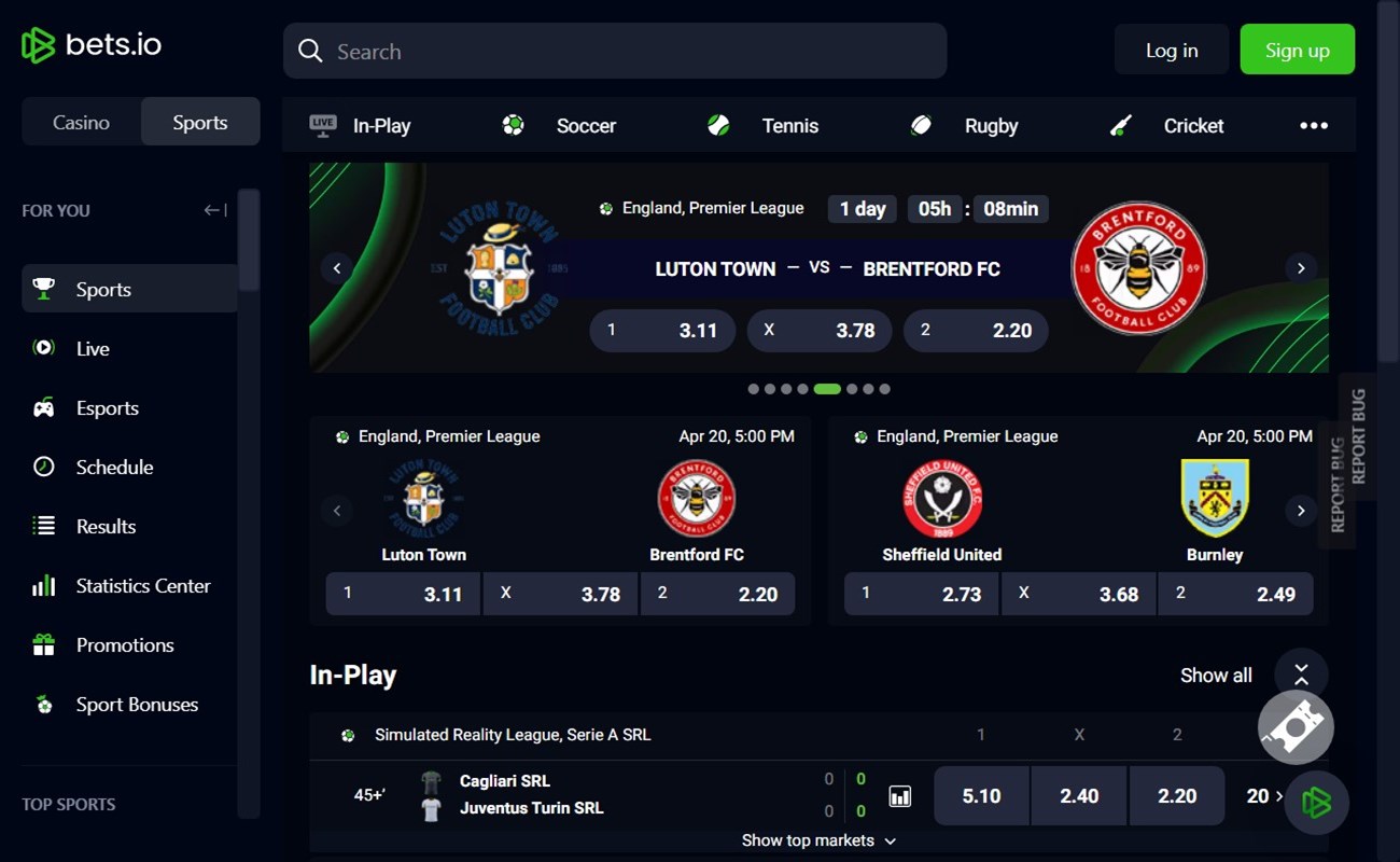Exploring Bets.io's Sports Betting Portfolio