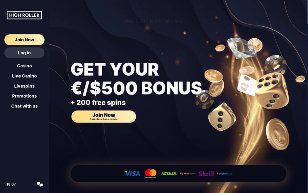 Highroller Casino Review