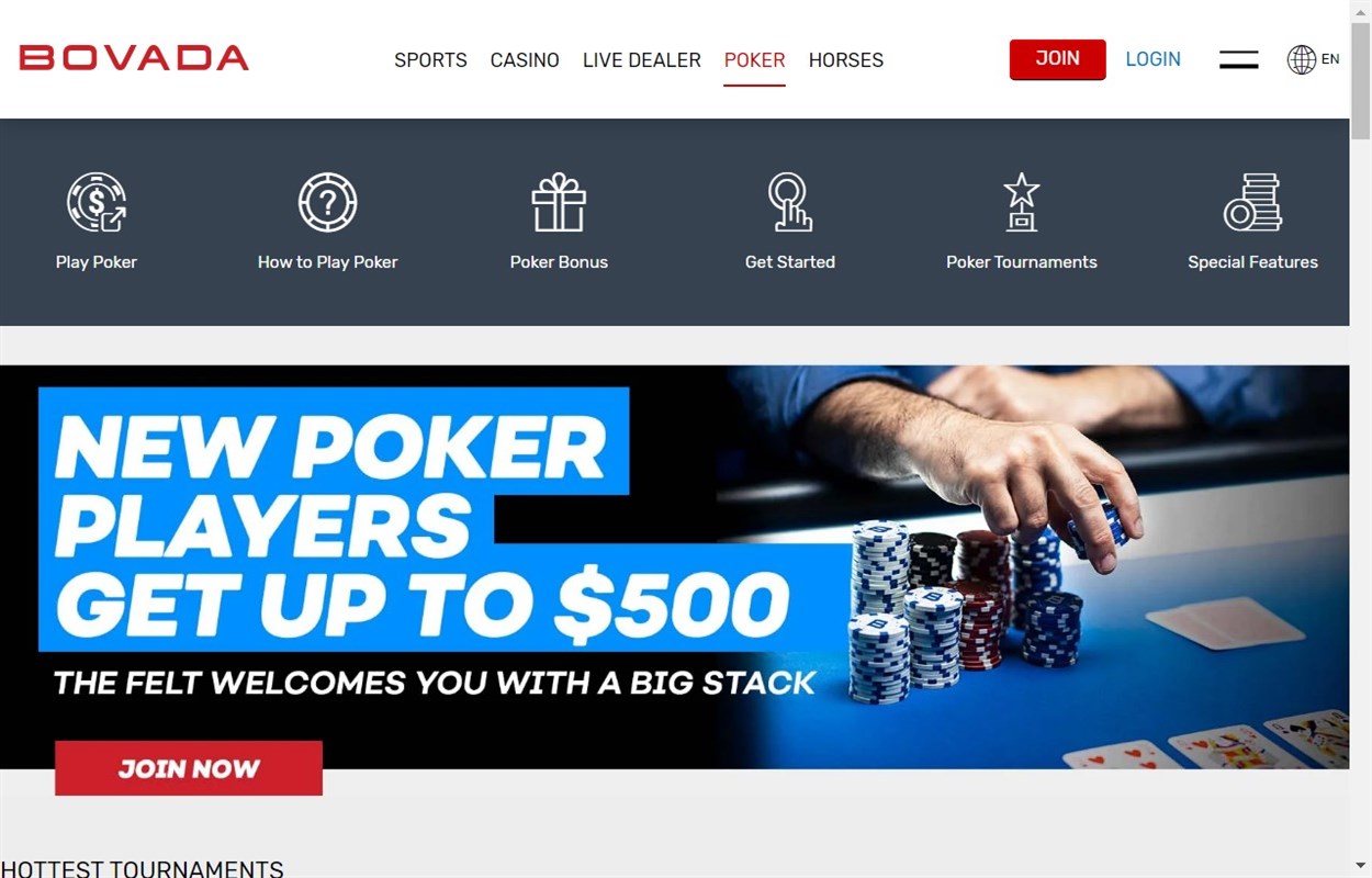 You can join Bovada, make deposits and request payouts anywhere, anytime with Bovada Mobile Poker