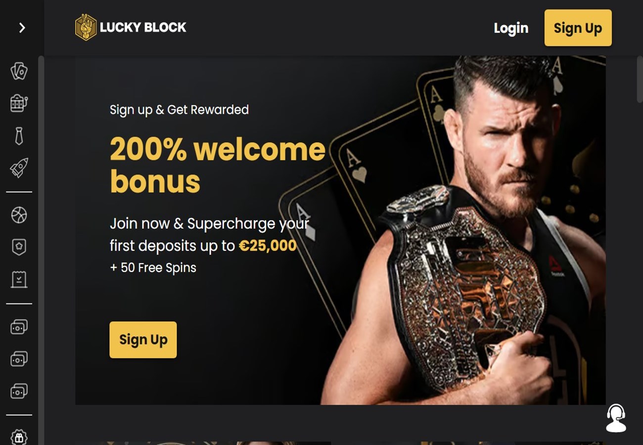 Lucky Block Casino Welcome Bonus