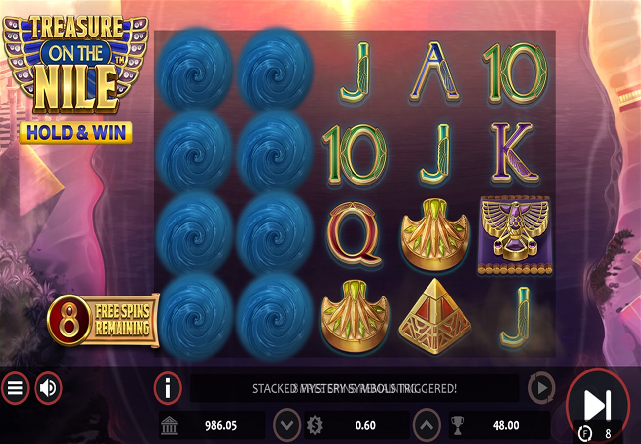 Treasure On The Nile Slot hold an win