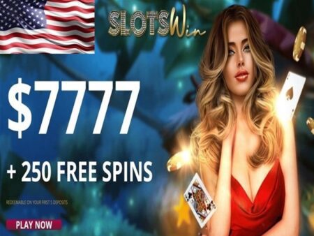 SlotsWin Casino / Welcome Package $7,777 + 250 Free Spins