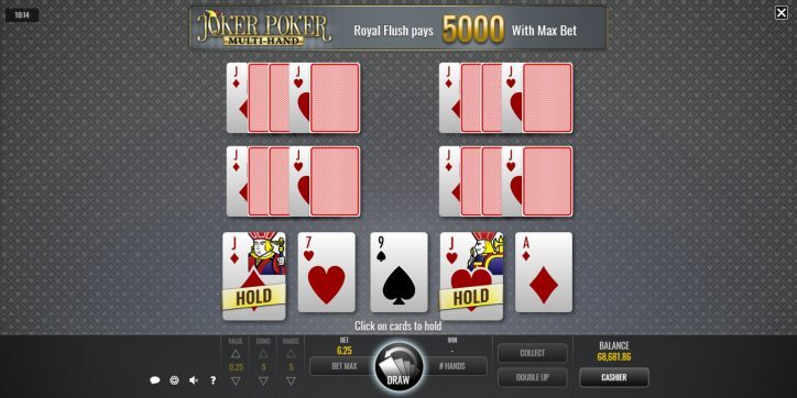 Joker Poker (Multi-Hand) Video Poker Review
