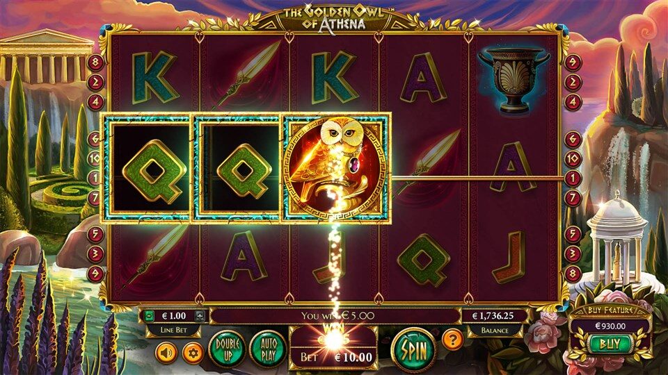 Golden Owl Of Athena Slot Review