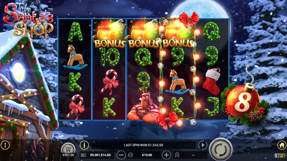 Take Santa's Shop Slot