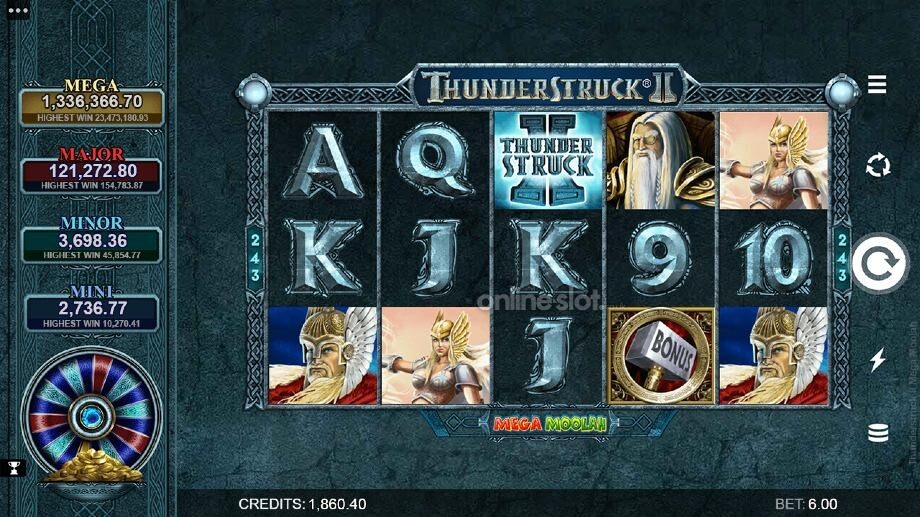 Thunderstruck 2 Mega Moolah Slot Review