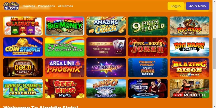 Aladdin Slots Casino Games