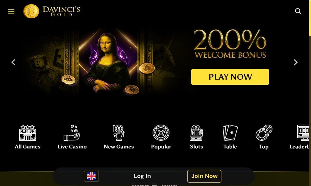 DaVinci's Gold Casino review