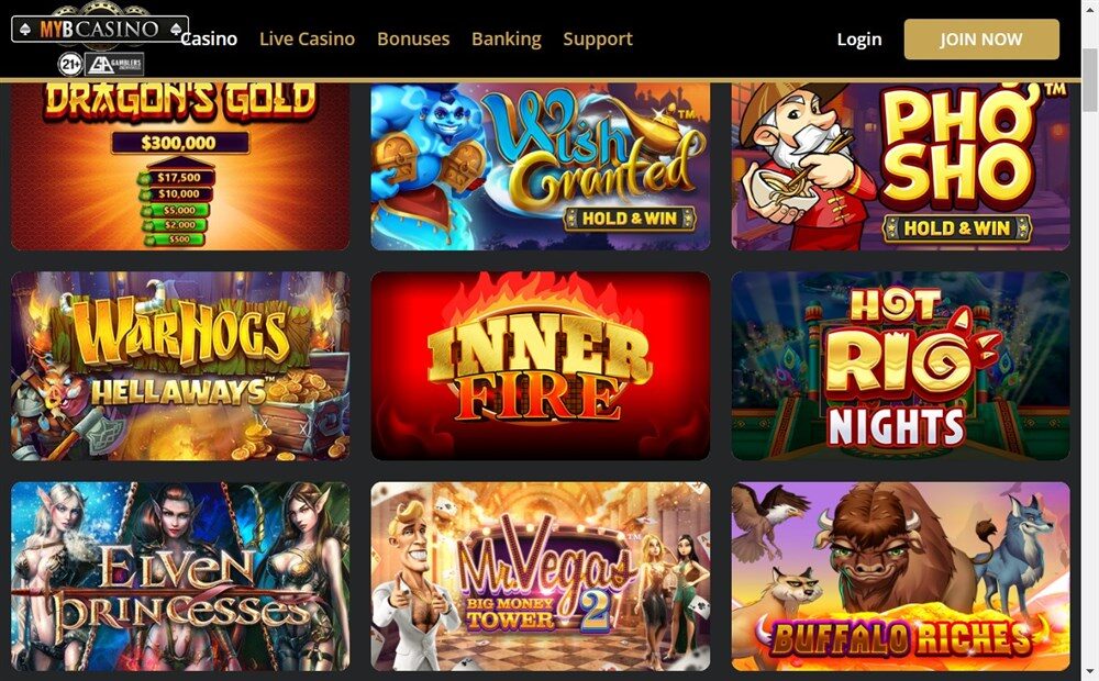 MYB Casino Games