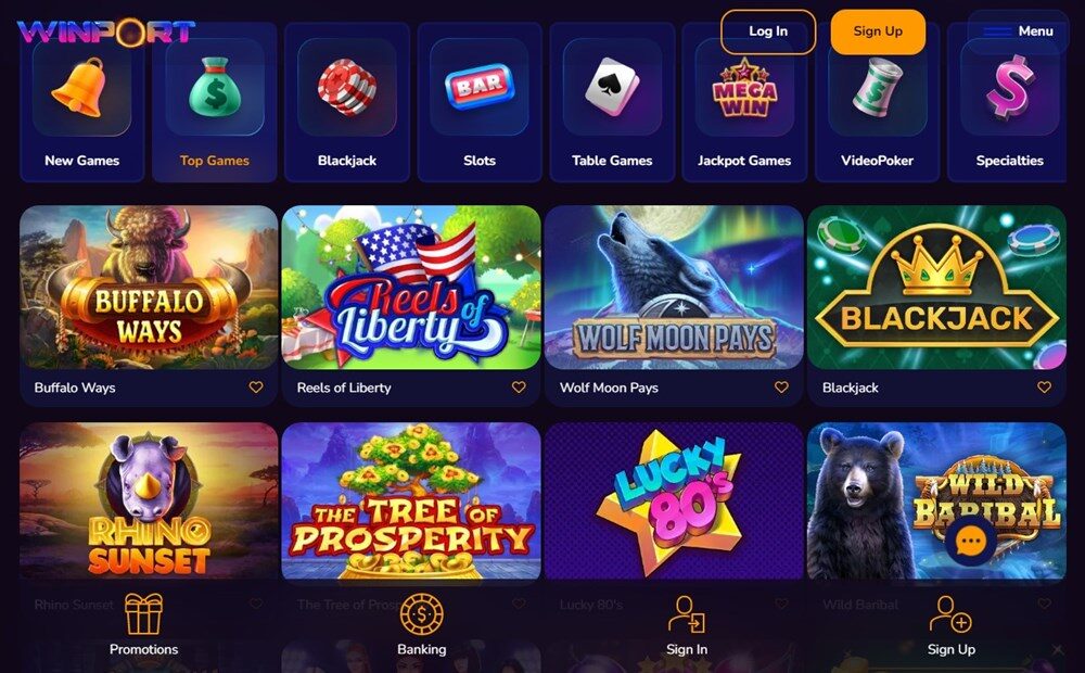 WinPort Casino Games