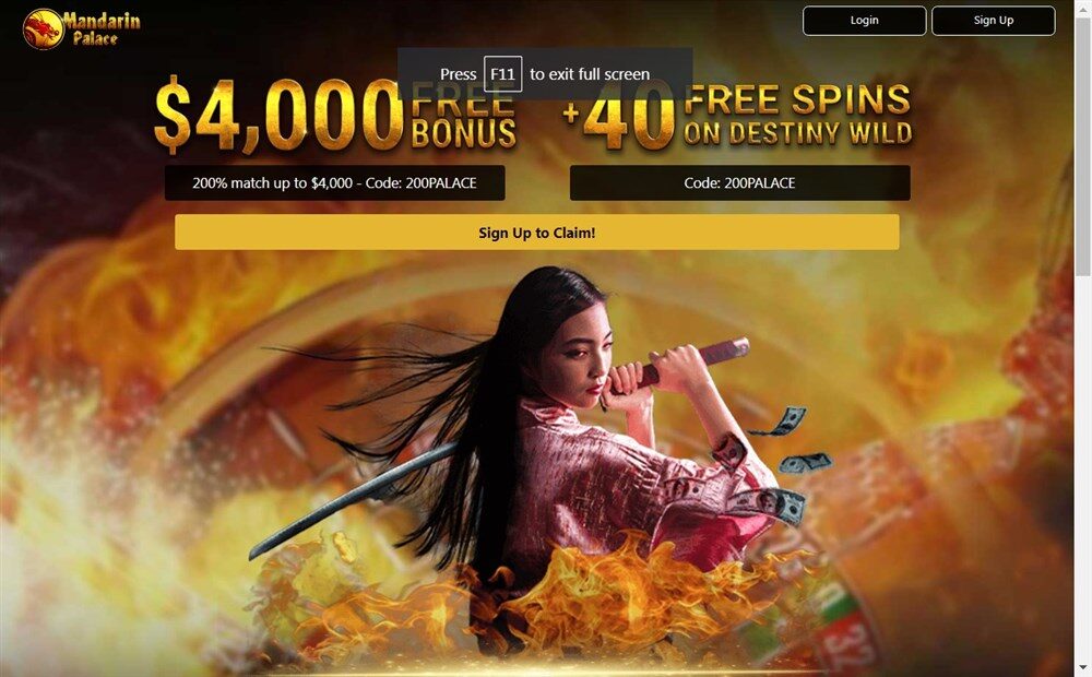 Mandarin Palace Casino Review