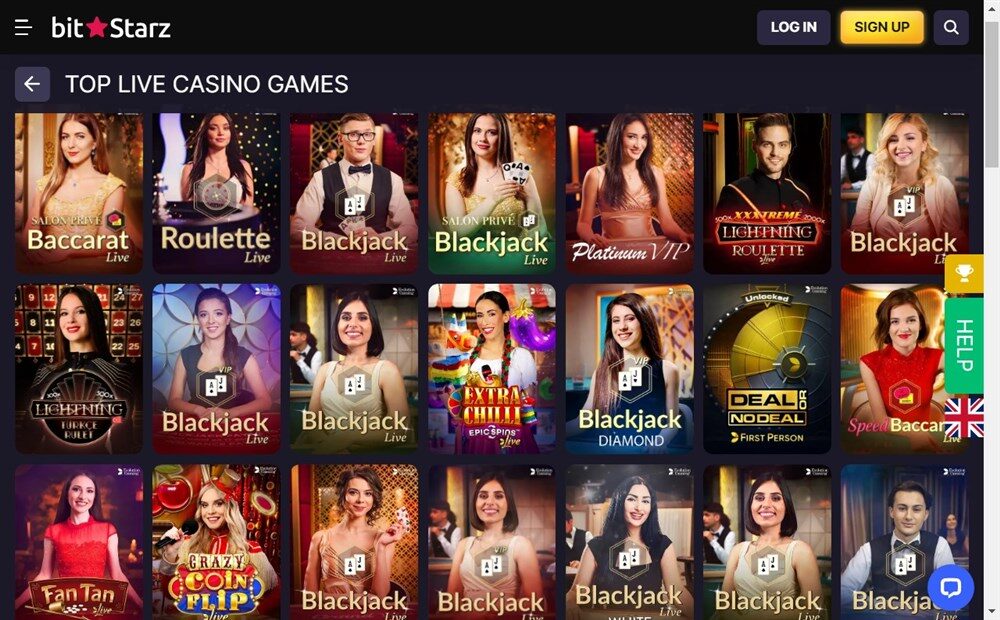 BitStarz Casino Live Dealers