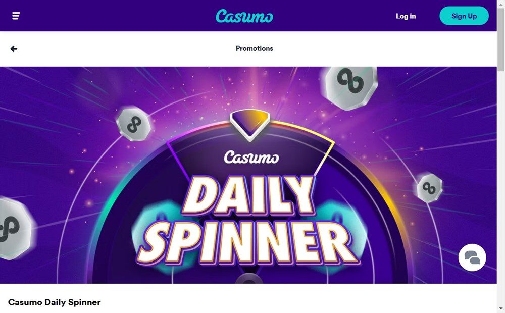 Casumo Casino Daily Spinner Bonus