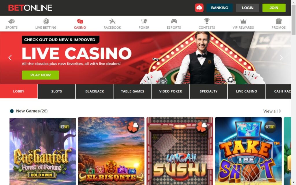 BetOnline Lİve Casino