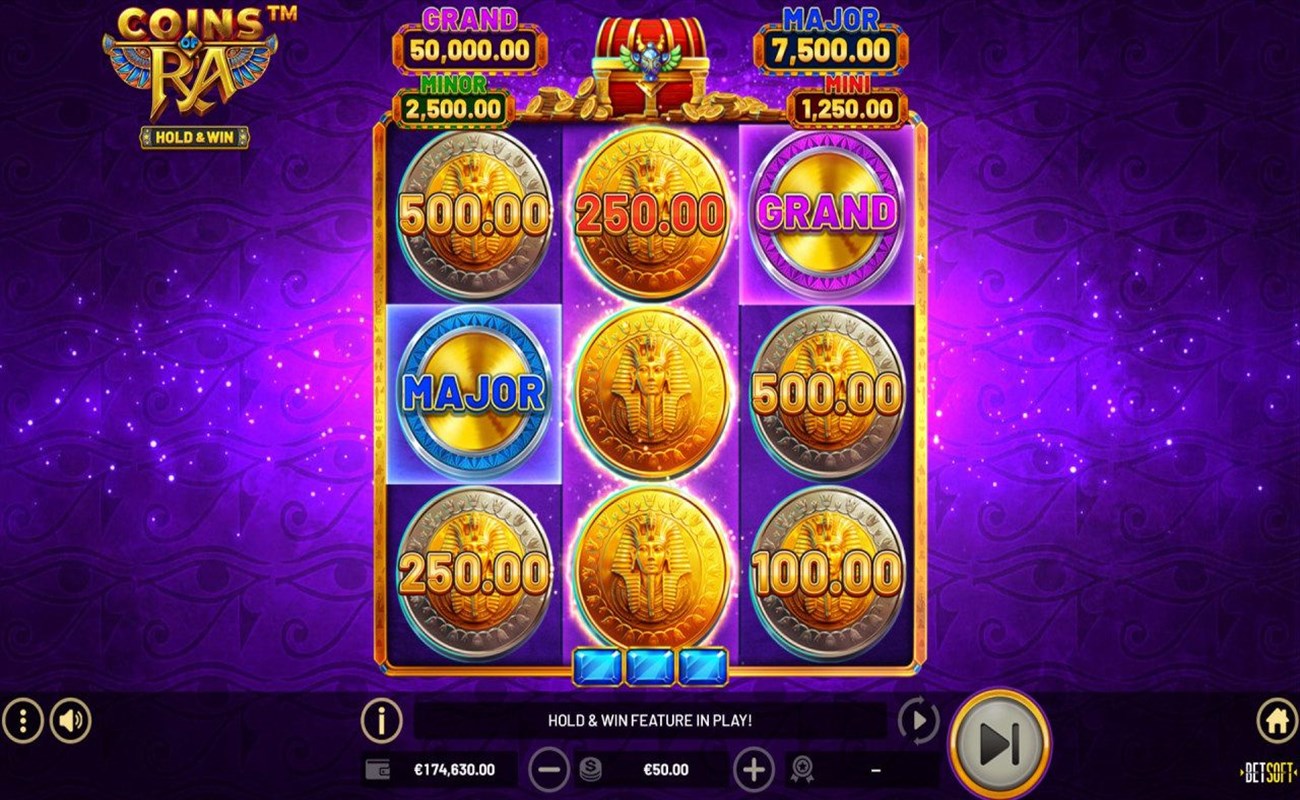 Coins of Ra – Hold & Win Slot Review
