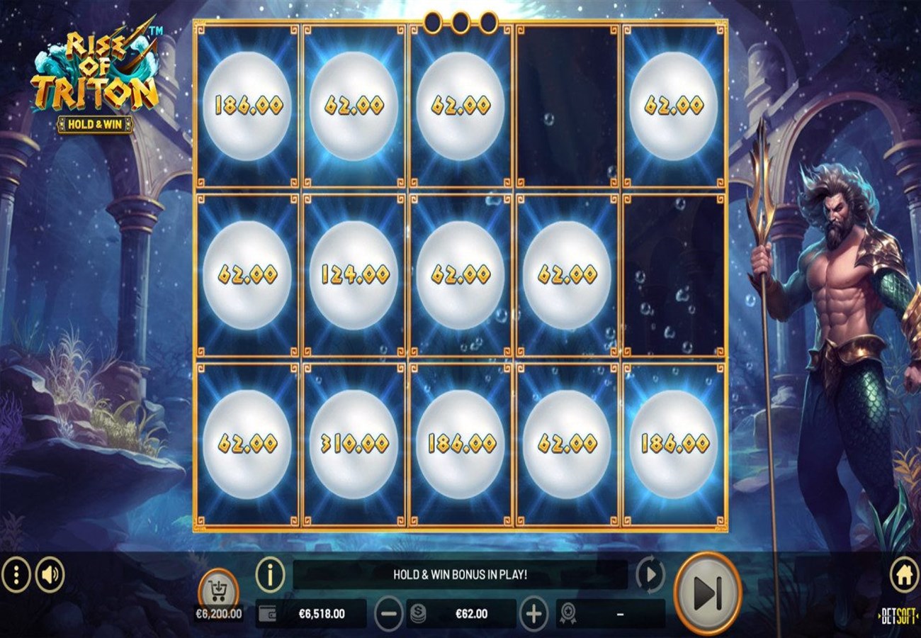 rise of triton slot game Hold & Win Bonus