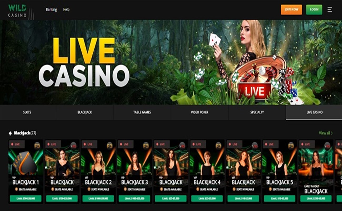 Wild Casino – The Best Live Casino For Blackjack Overall
